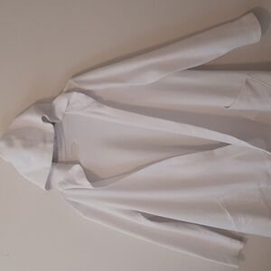 Alia White Hooded Cardigan Size Small petite